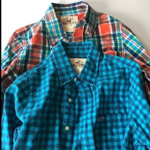 Hollister Plaid Shirt Men Lot Size S